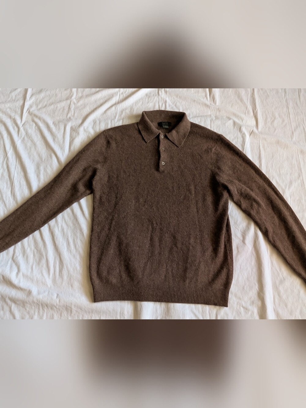 Vintage Marshall Fields 100% Cashmere 3 button sweater size medium